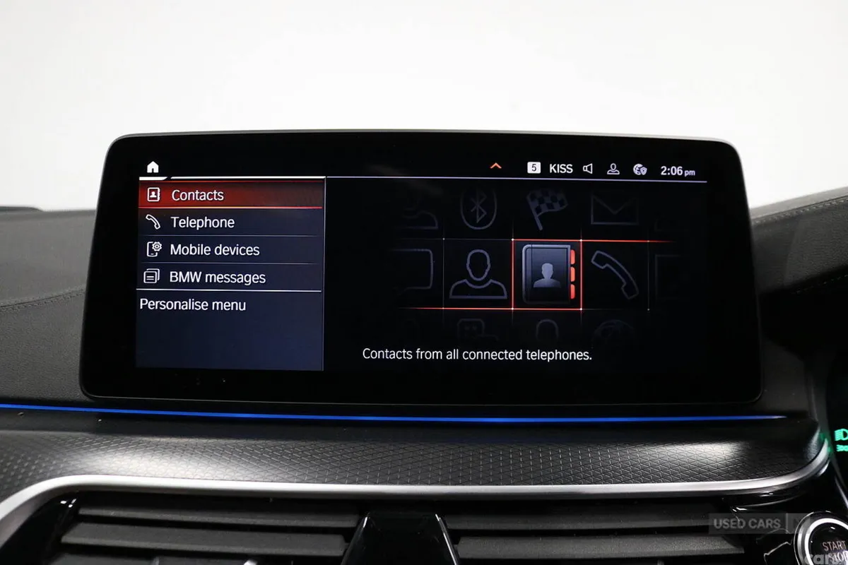 BMW 5-Series Estate, Petrol Hybrid, 2023, Black