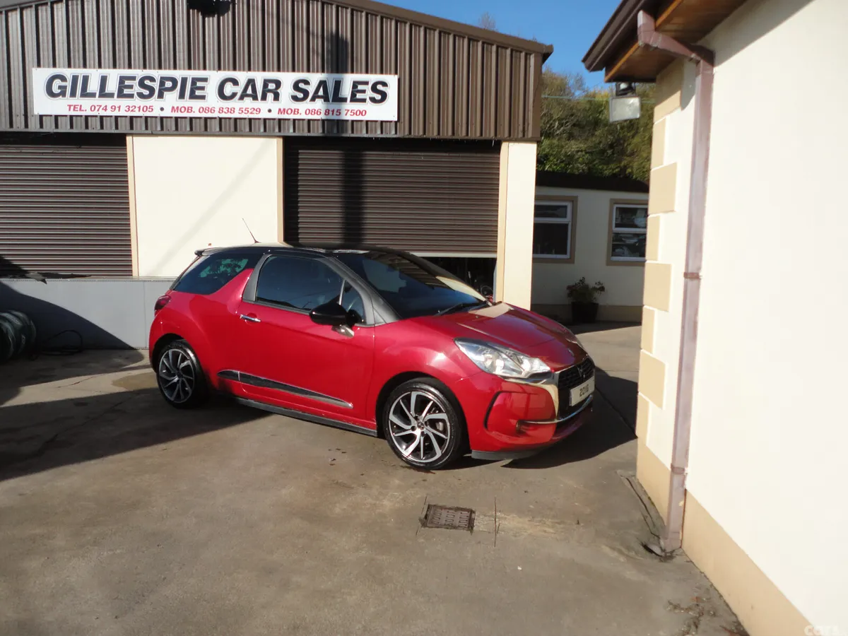 DS Automobiles DS 3 Hatchback, Diesel, 2016, Red
