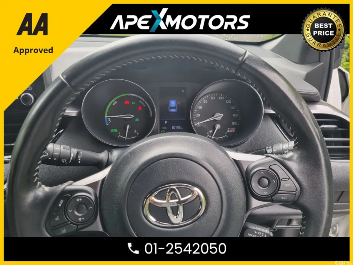 Toyota C-HR SUV, Petrol Hybrid, 2020, White