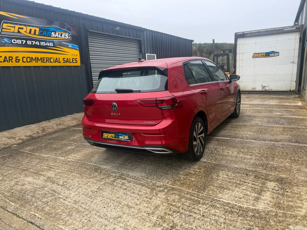 Volkswagen Golf Hatchback, Petrol Hybrid, 2022, Red