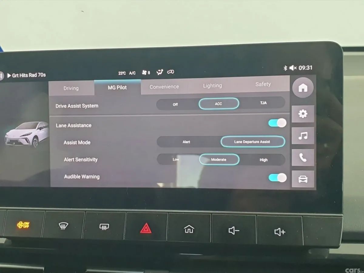MG MG4 Hatchback, Electric, 2023, Black