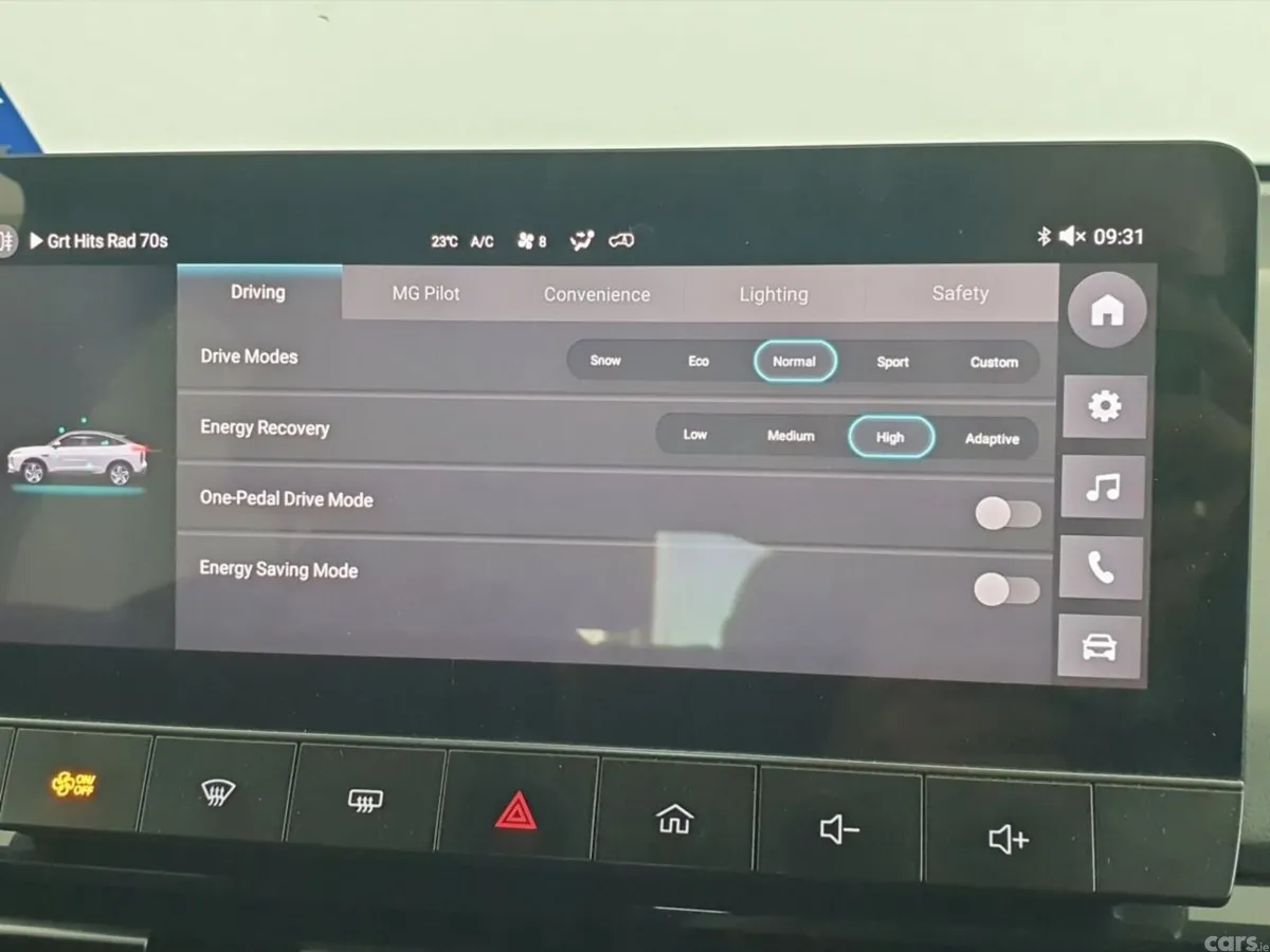 MG MG4 Hatchback, Electric, 2023, Black