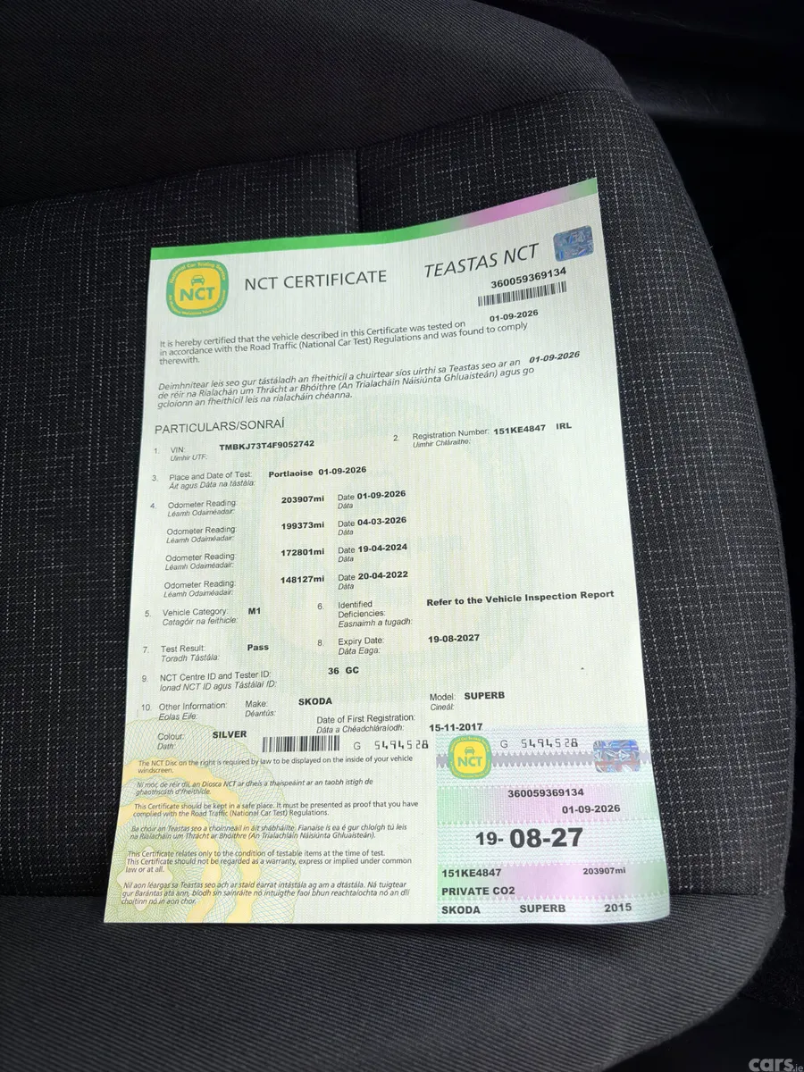 Skoda Superb Estate, Diesel, 2015, Silver