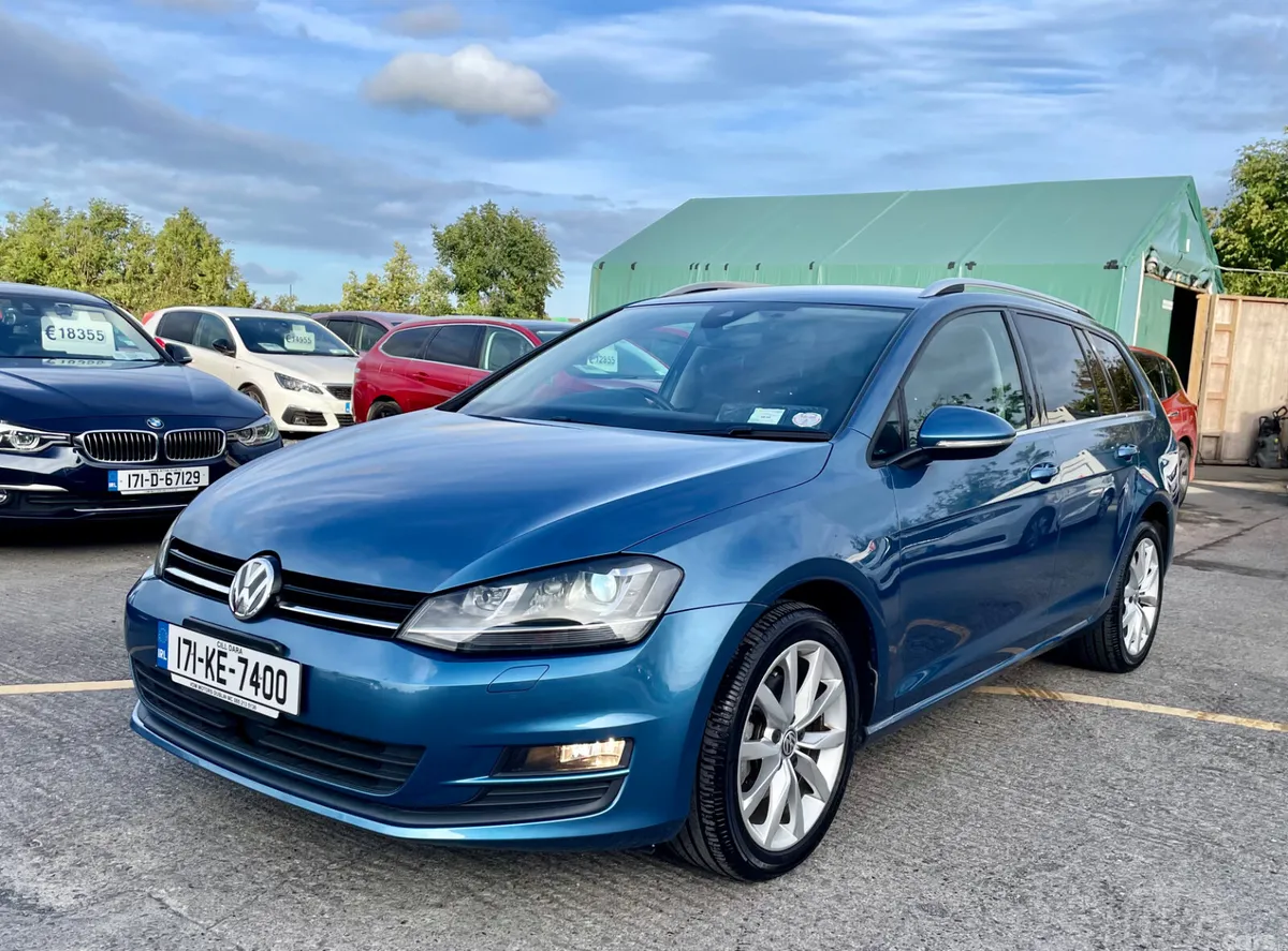 Volkswagen Golf Estate, Petrol, 2017, Blue