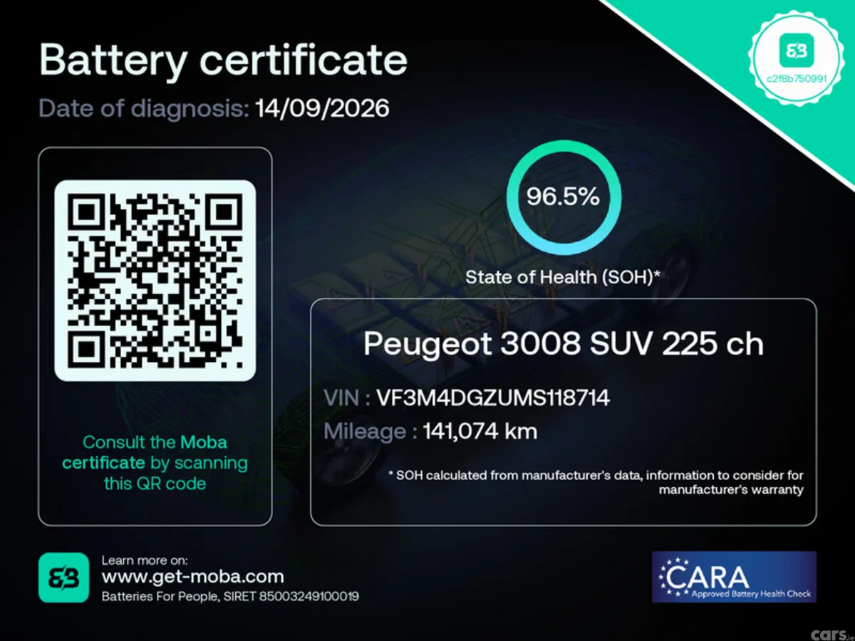 Peugeot 3008 Hatchback, Petrol Plug-in Hybrid, 2021, Black