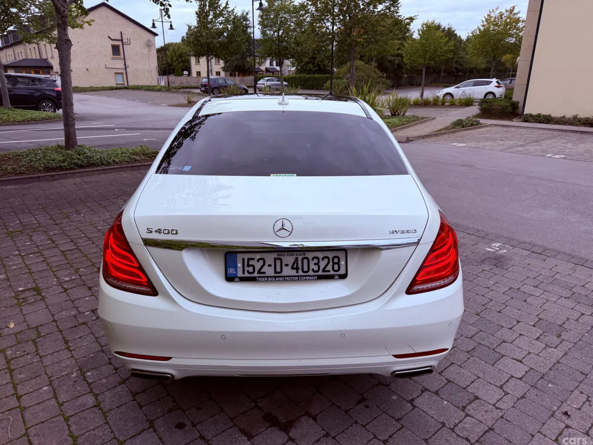 Mercedes-Benz S-Class Saloon, Petrol Hybrid, 2015, White