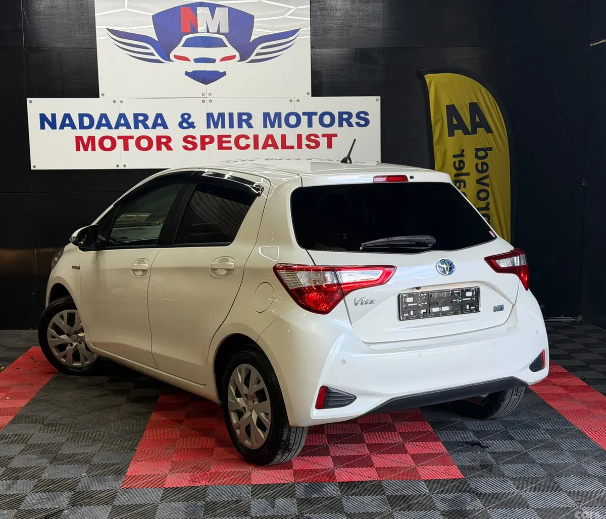 Toyota Vitz Hatchback, Petrol Hybrid, 2018, White