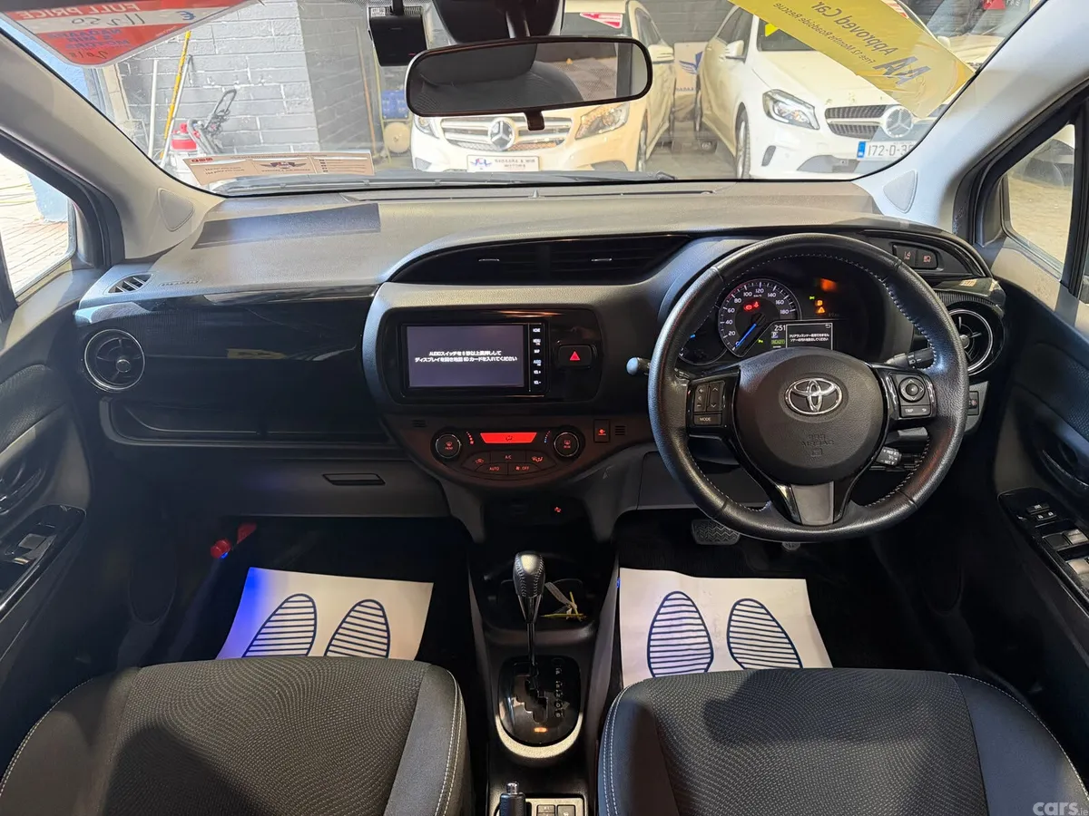Toyota Vitz Hatchback, Petrol Hybrid, 2018, White