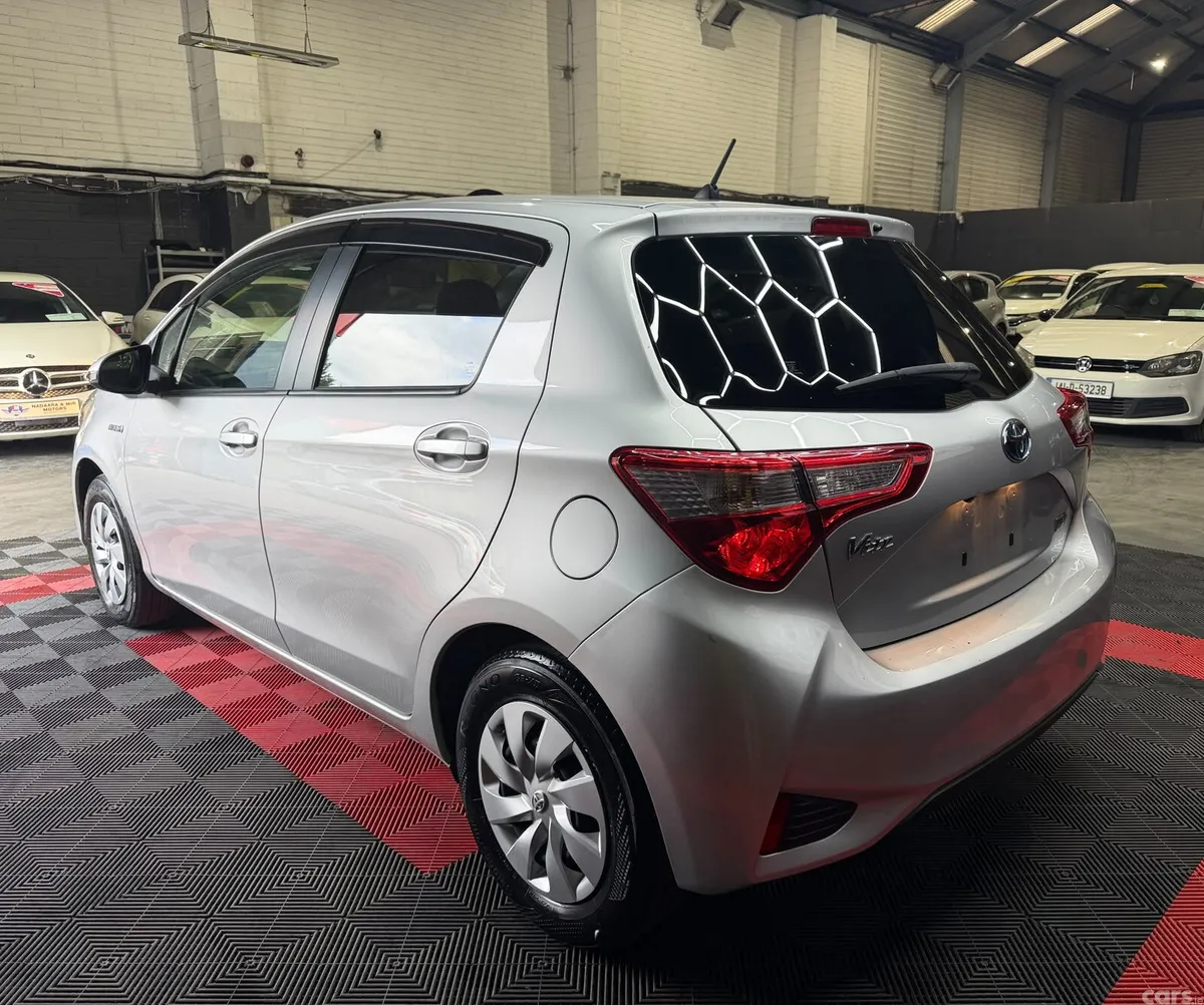 Toyota Vitz Hatchback, Petrol Hybrid, 2017, Silver