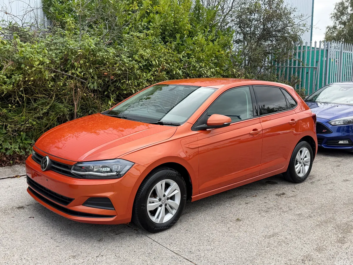 Volkswagen Polo Hatchback, Petrol, 2019, Orange