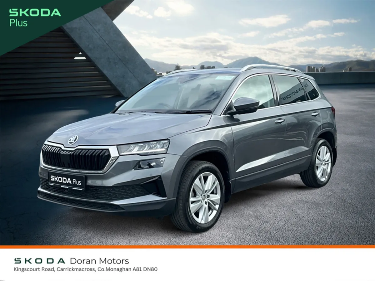 Skoda Karoq SUV, Petrol, 2024, Grey