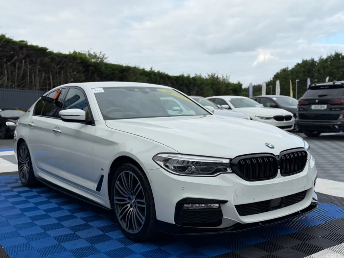 BMW 5-Series Saloon, Petrol Plug-in Hybrid, 2017, White