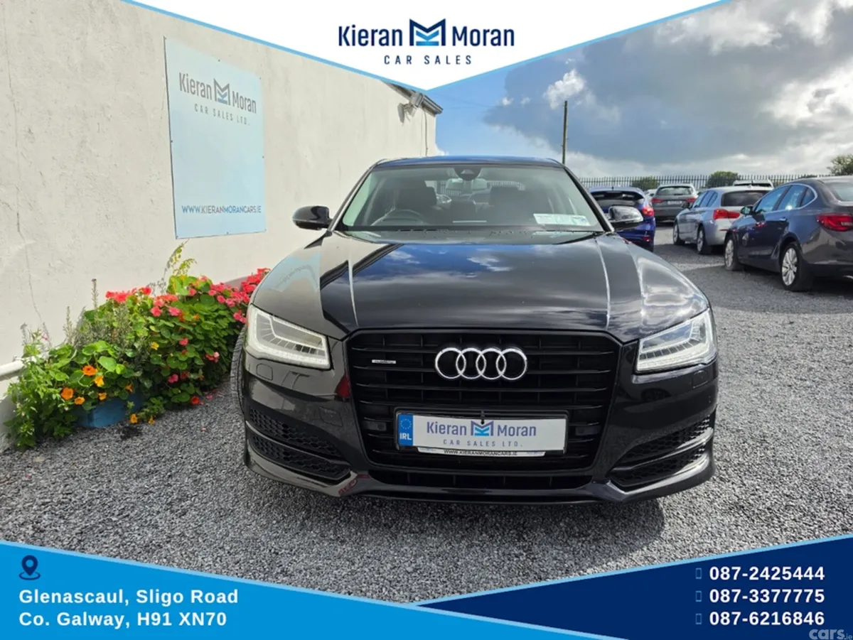 Audi A8 Saloon, Diesel, 2017, Black