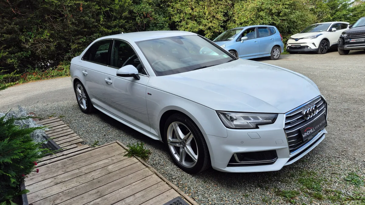 Audi A4 Saloon, Petrol, 2017, White