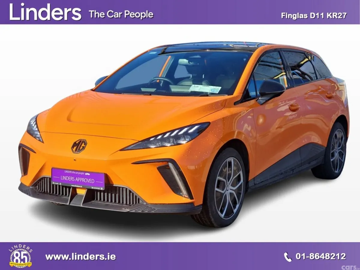 MG MG4 Hatchback, Electric, 2023, Orange
