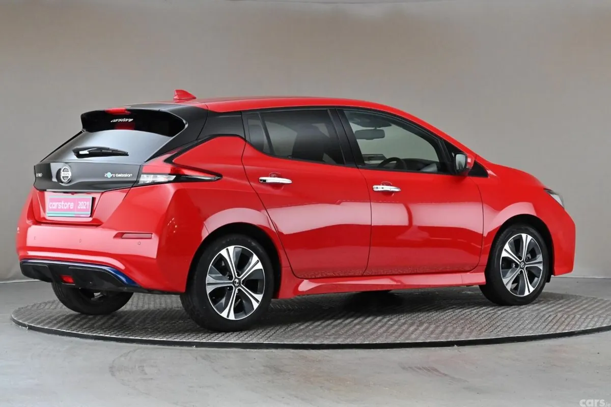 Nissan Leaf Hatchback, Electric, 2021, Red