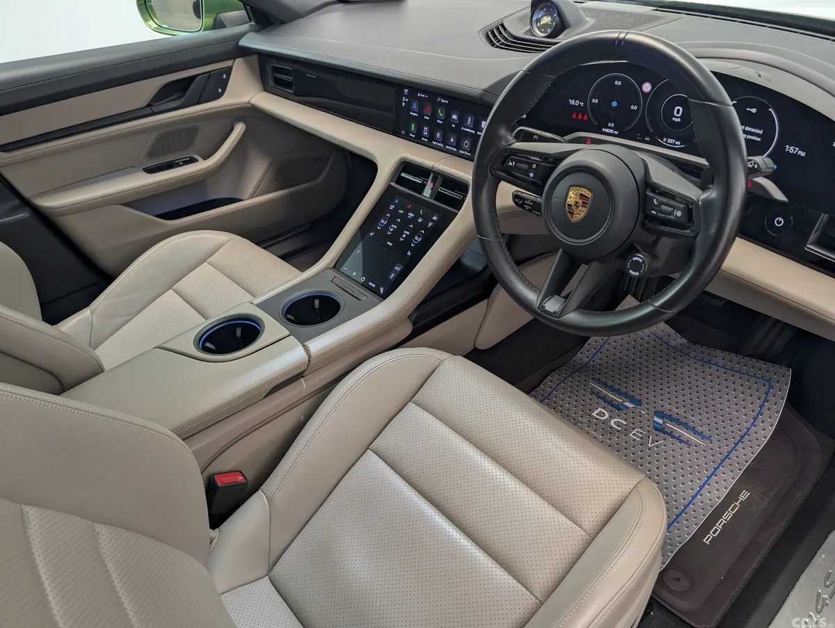 Porsche Taycan Estate, Electric, 2022, Green