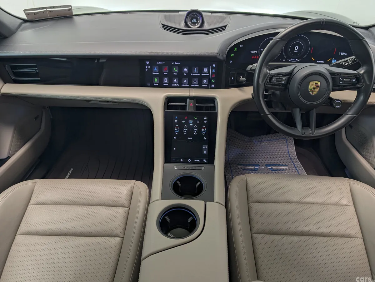 Porsche Taycan Estate, Electric, 2022, Green