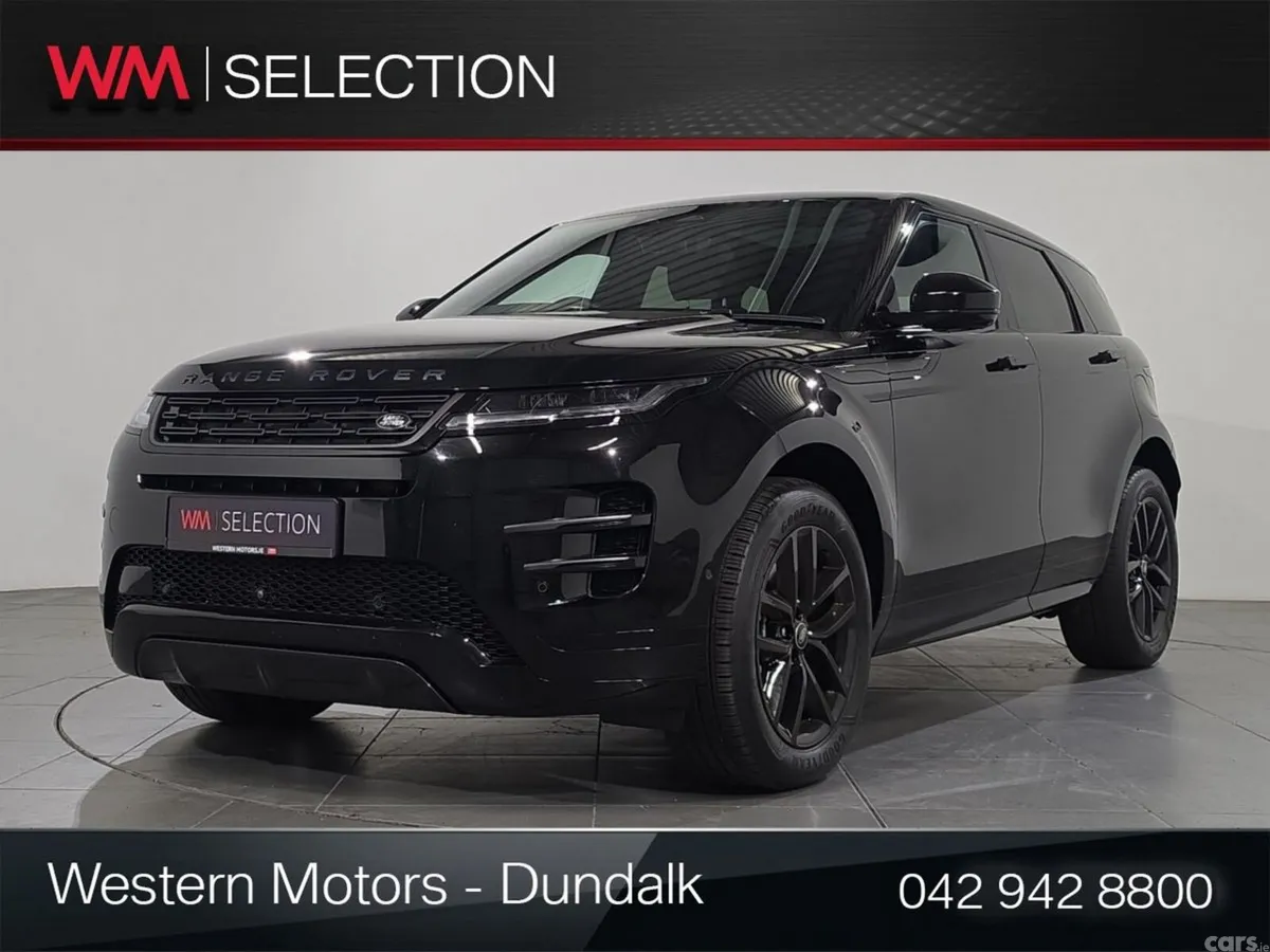 Land Rover Range Rover Evoque SUV, Petrol Plug-in Hybrid, 2026, Black