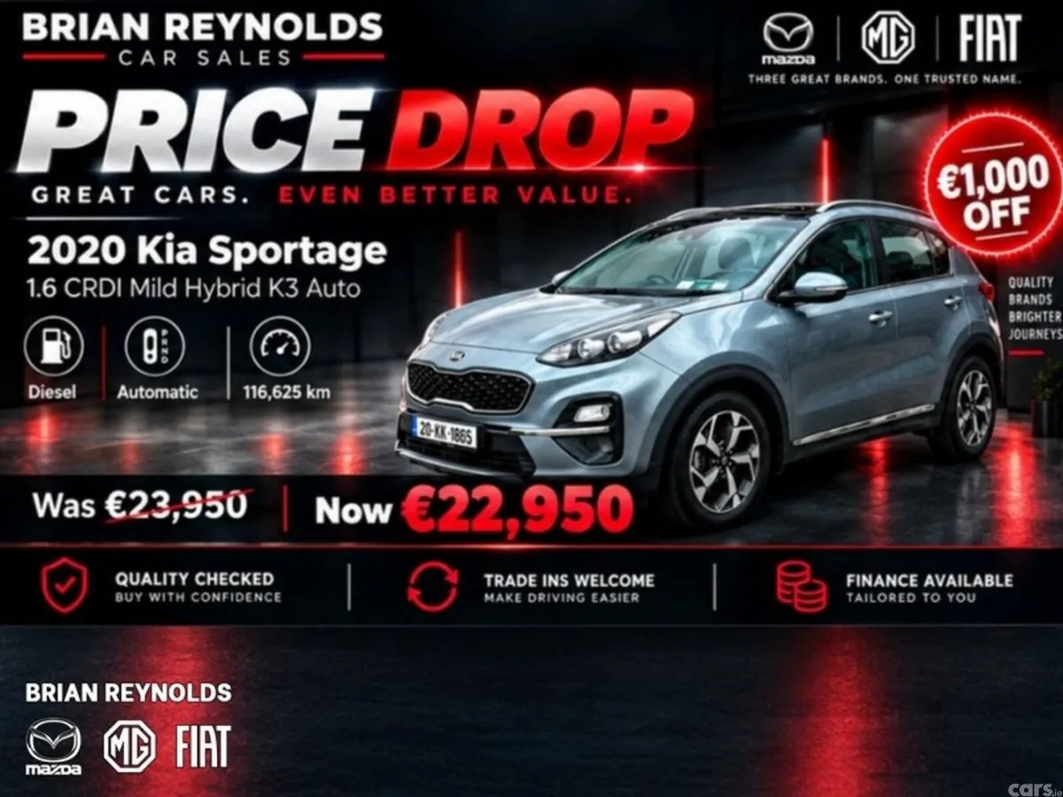 Kia Sportage SUV, Diesel, 2020, Grey