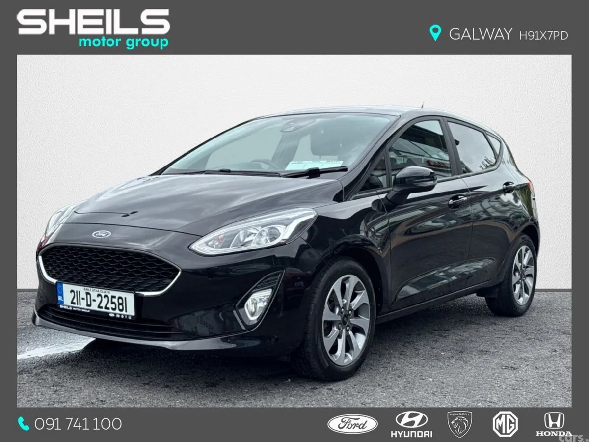 Ford Fiesta Hatchback, Petrol, 2021, Black
