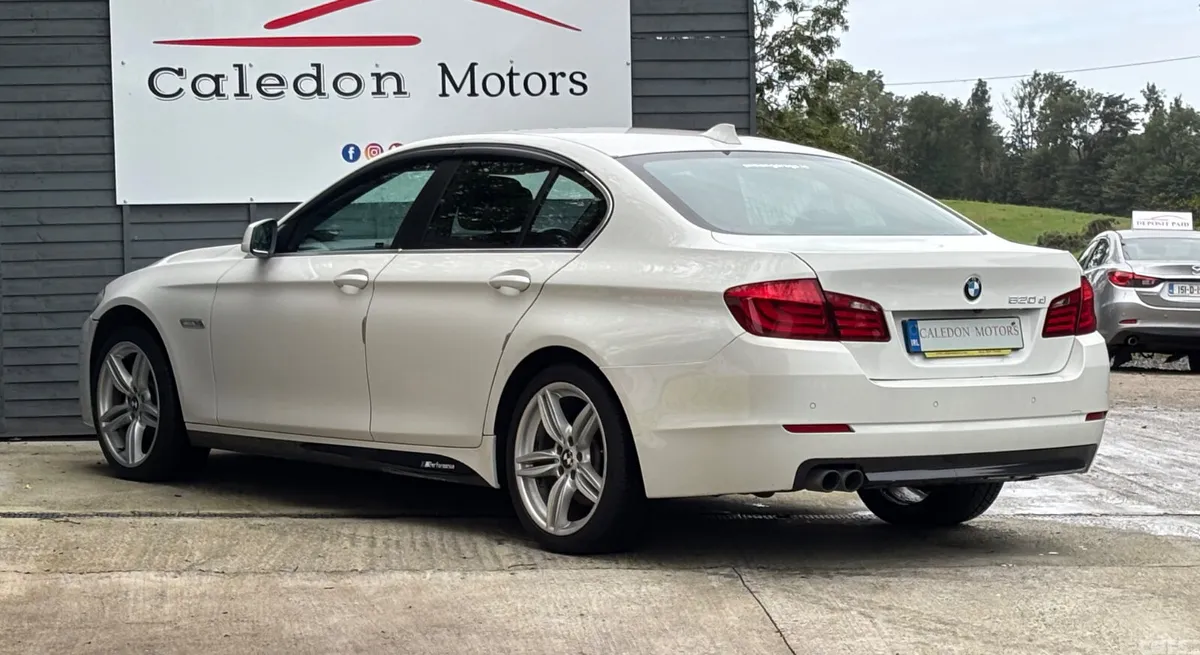 BMW 5-Series Saloon, Diesel, 2012, White