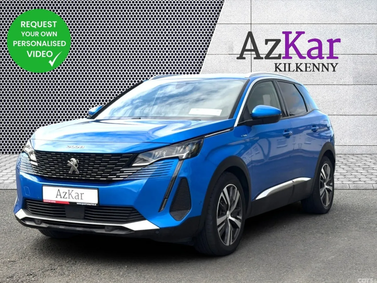 Peugeot 3008 SUV, Petrol Plug-in Hybrid, 2021, Blue