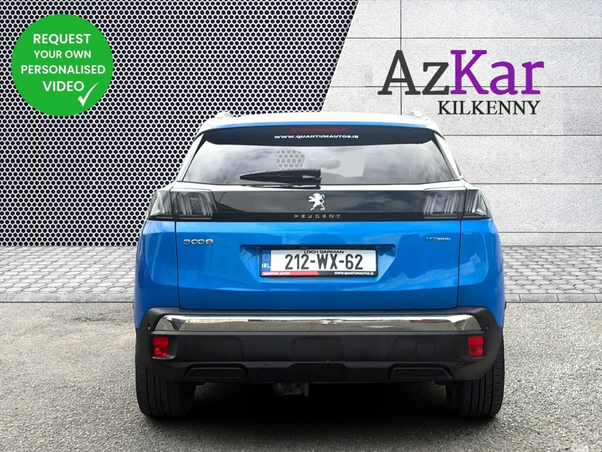 Peugeot 3008 SUV, Petrol Plug-in Hybrid, 2021, Blue
