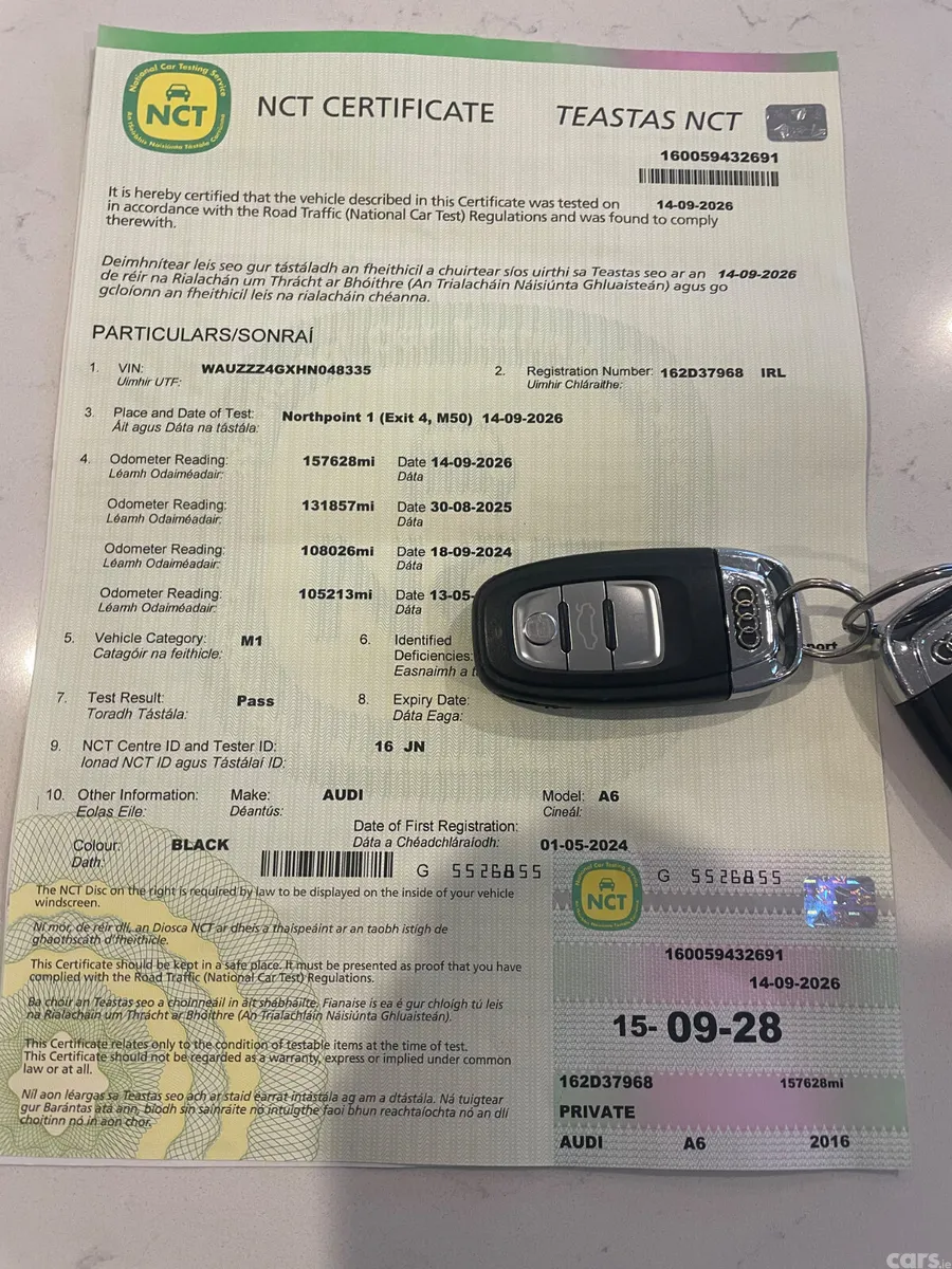 Audi A6 Saloon, Diesel, 2016, Black