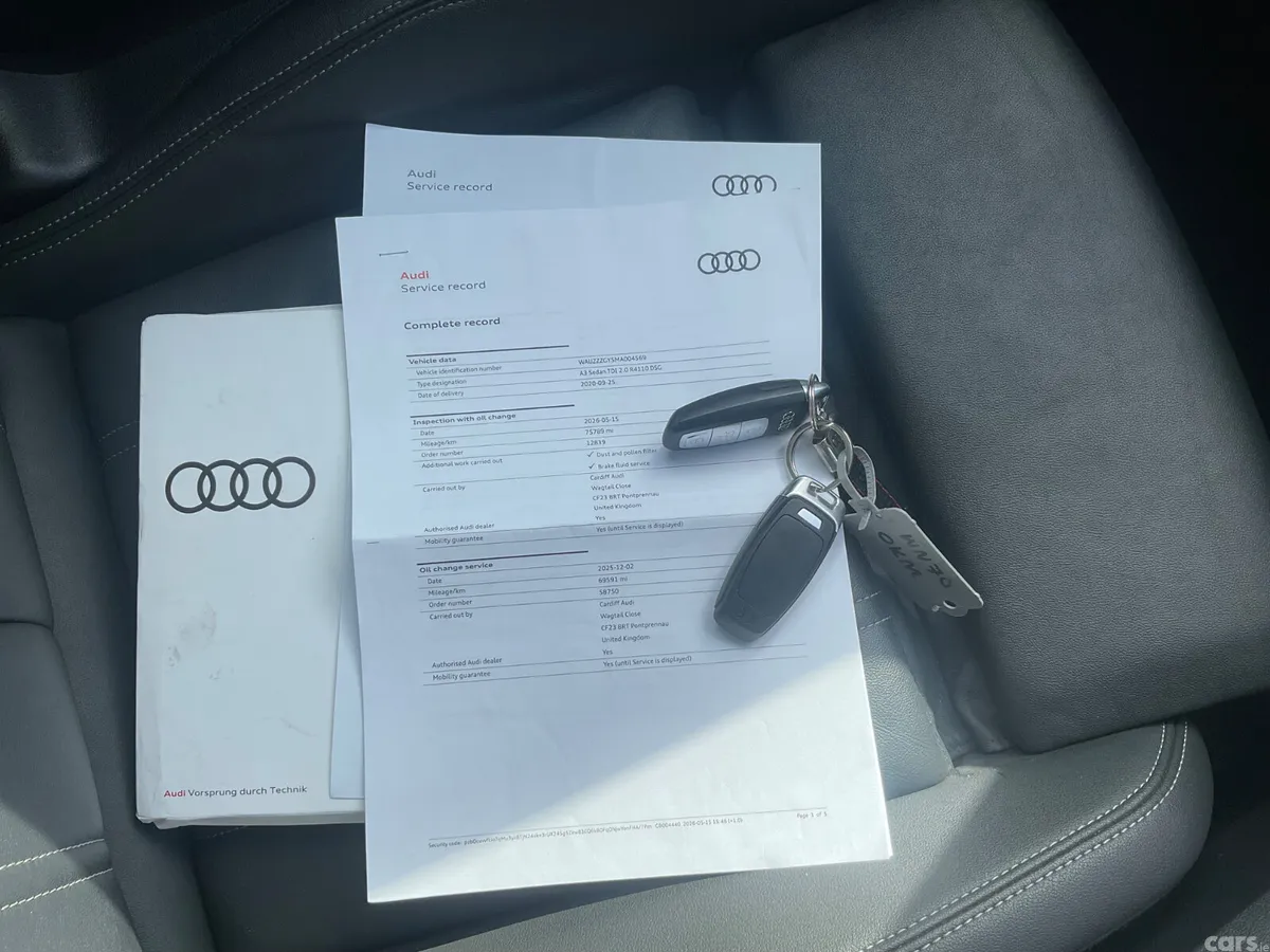 Audi A3 Saloon, Diesel, 2020, Red