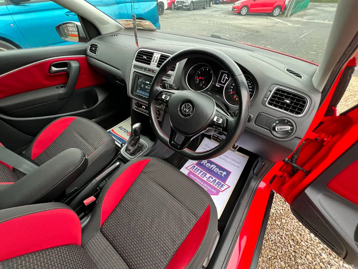 Volkswagen Polo Hatchback, Petrol, 2016, Red