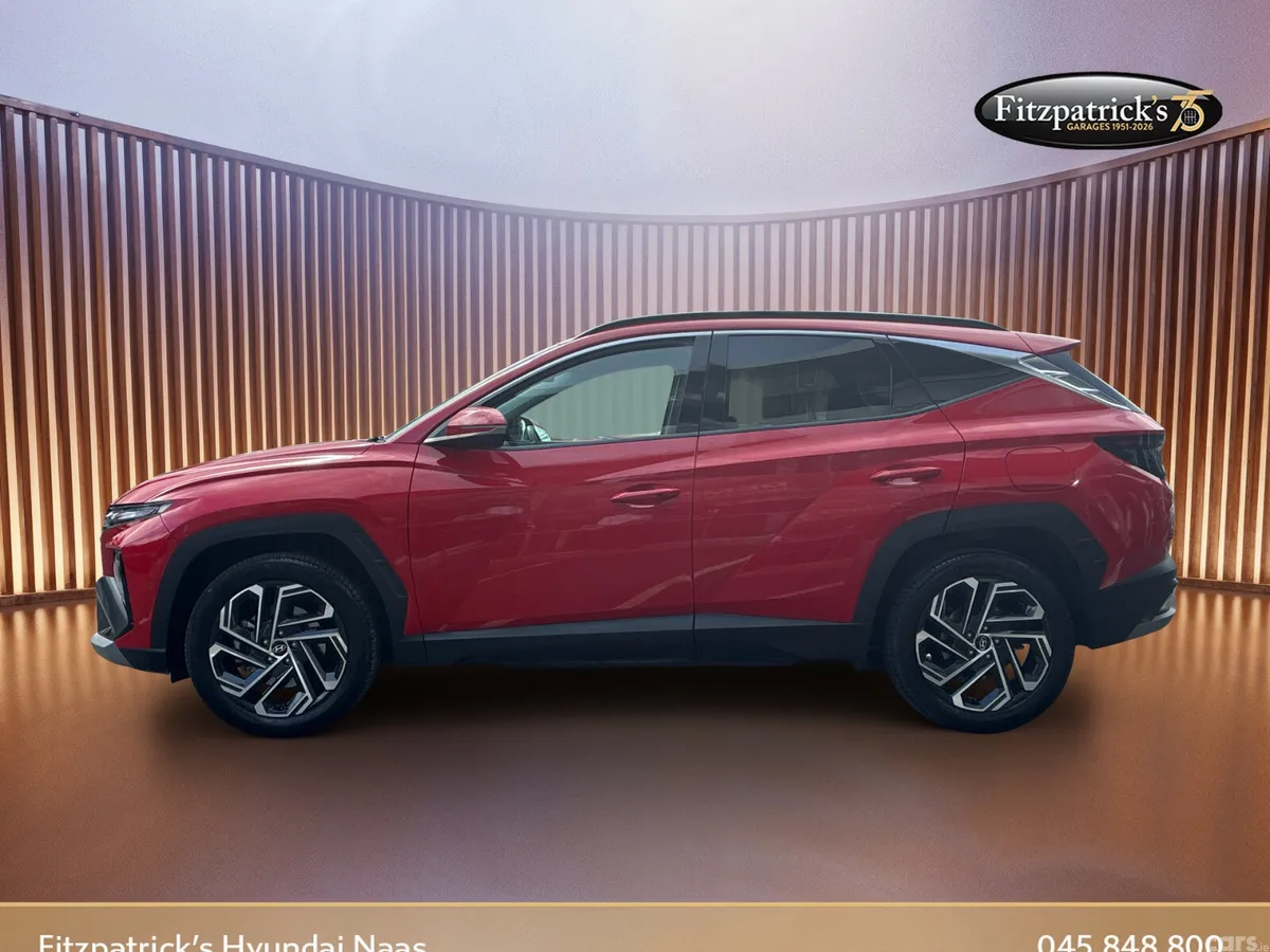 Hyundai Tucson SUV, Petrol Hybrid, 2024, Red
