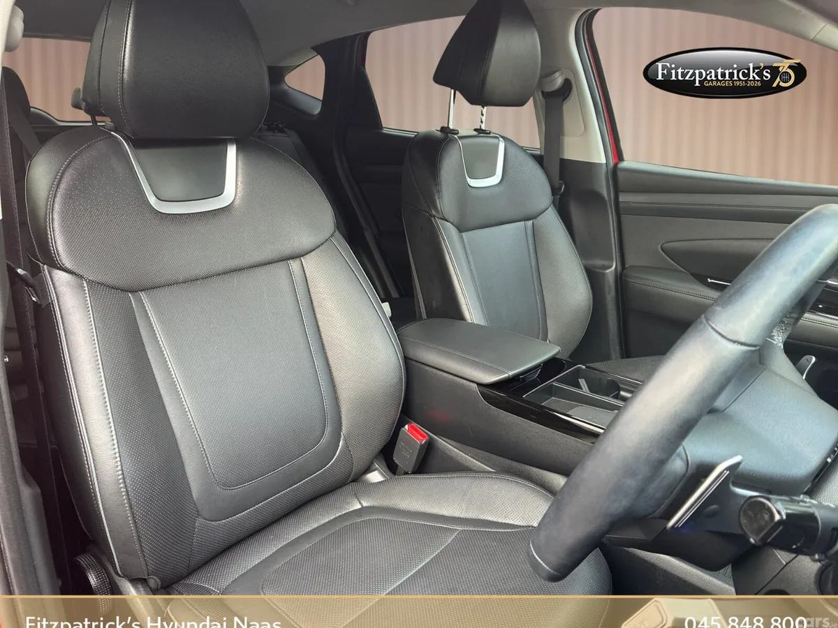 Hyundai Tucson SUV, Petrol Hybrid, 2024, Red