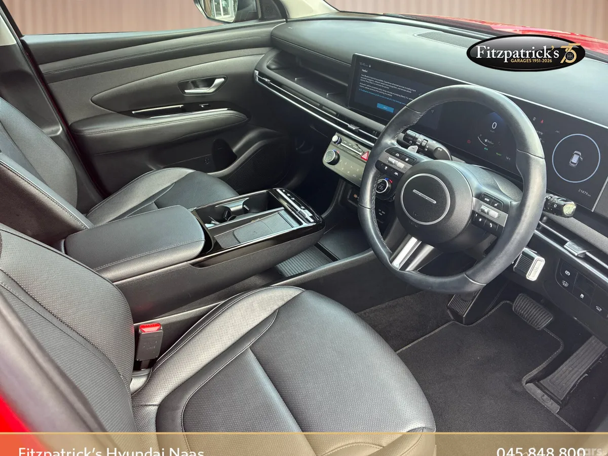 Hyundai Tucson SUV, Petrol Hybrid, 2024, Red