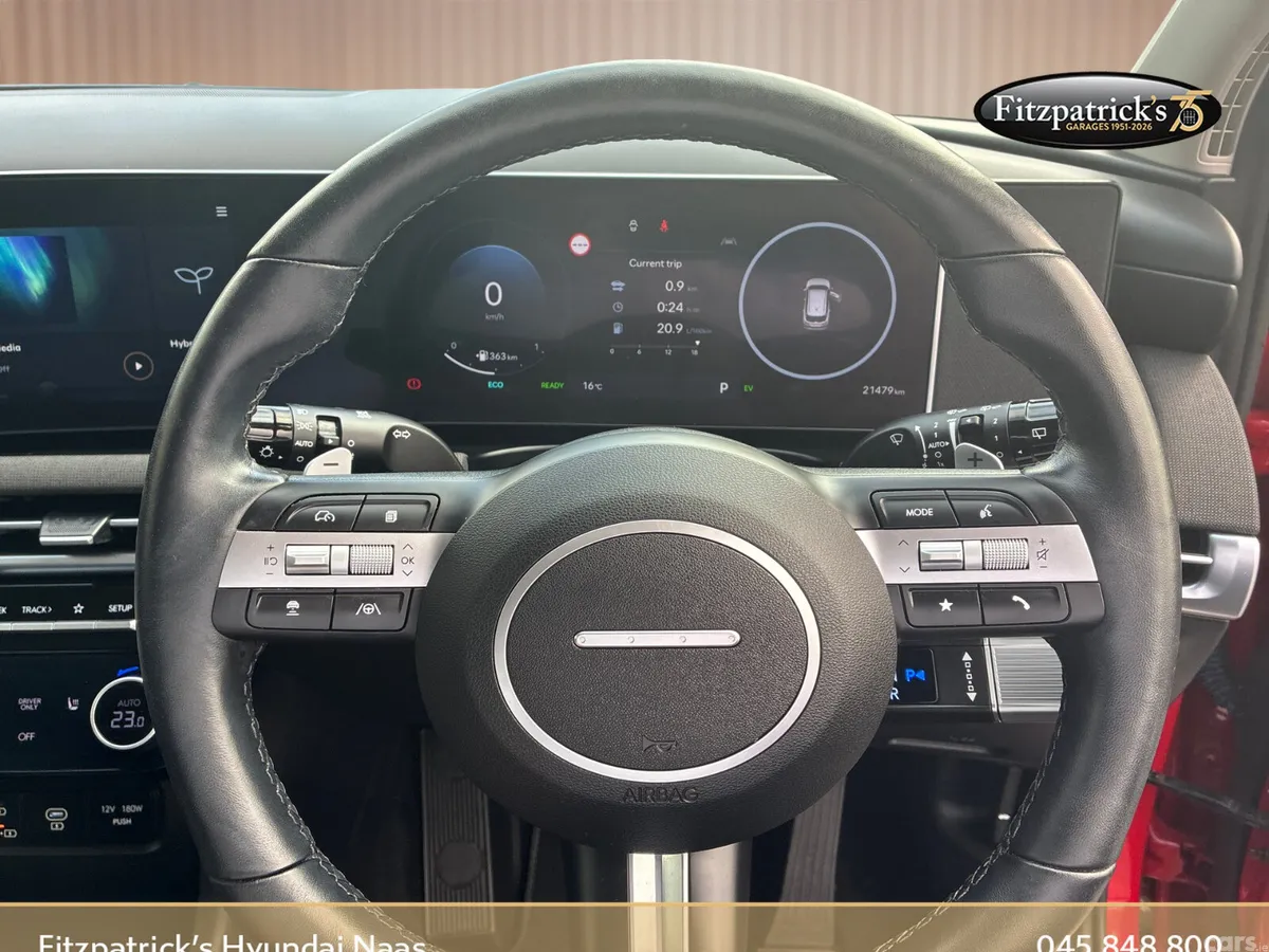 Hyundai Tucson SUV, Petrol Hybrid, 2024, Red