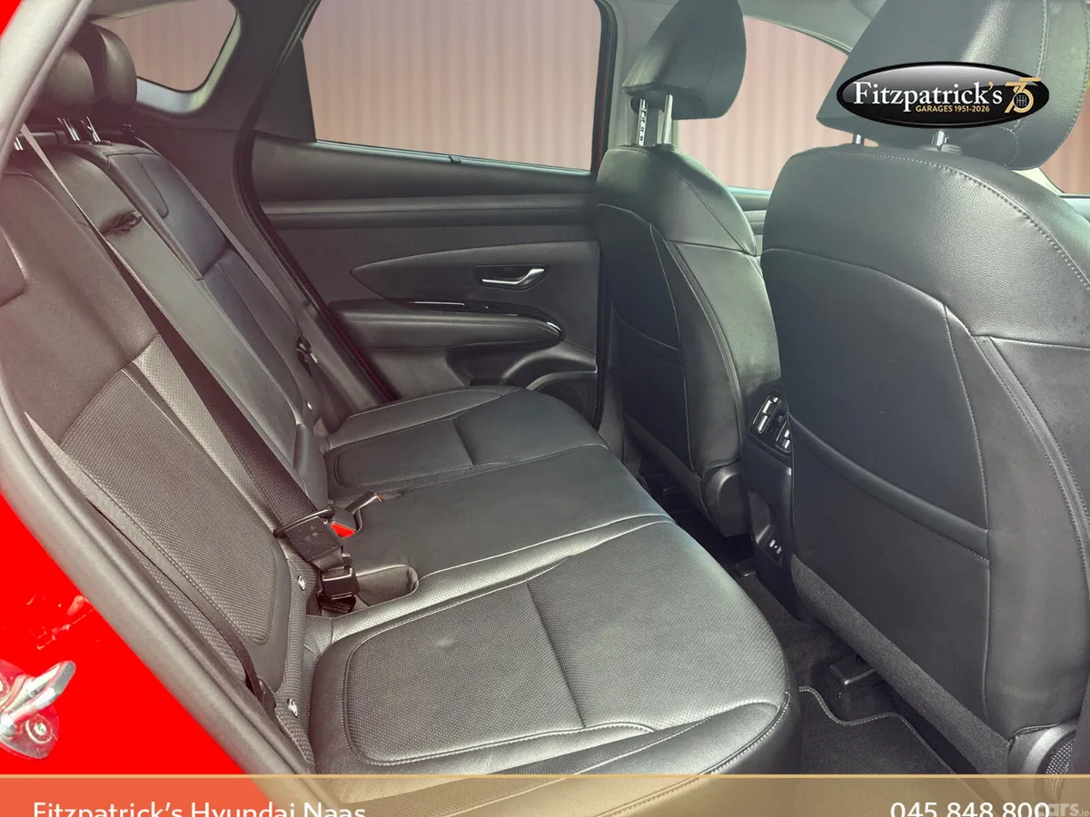 Hyundai Tucson SUV, Petrol Hybrid, 2024, Red