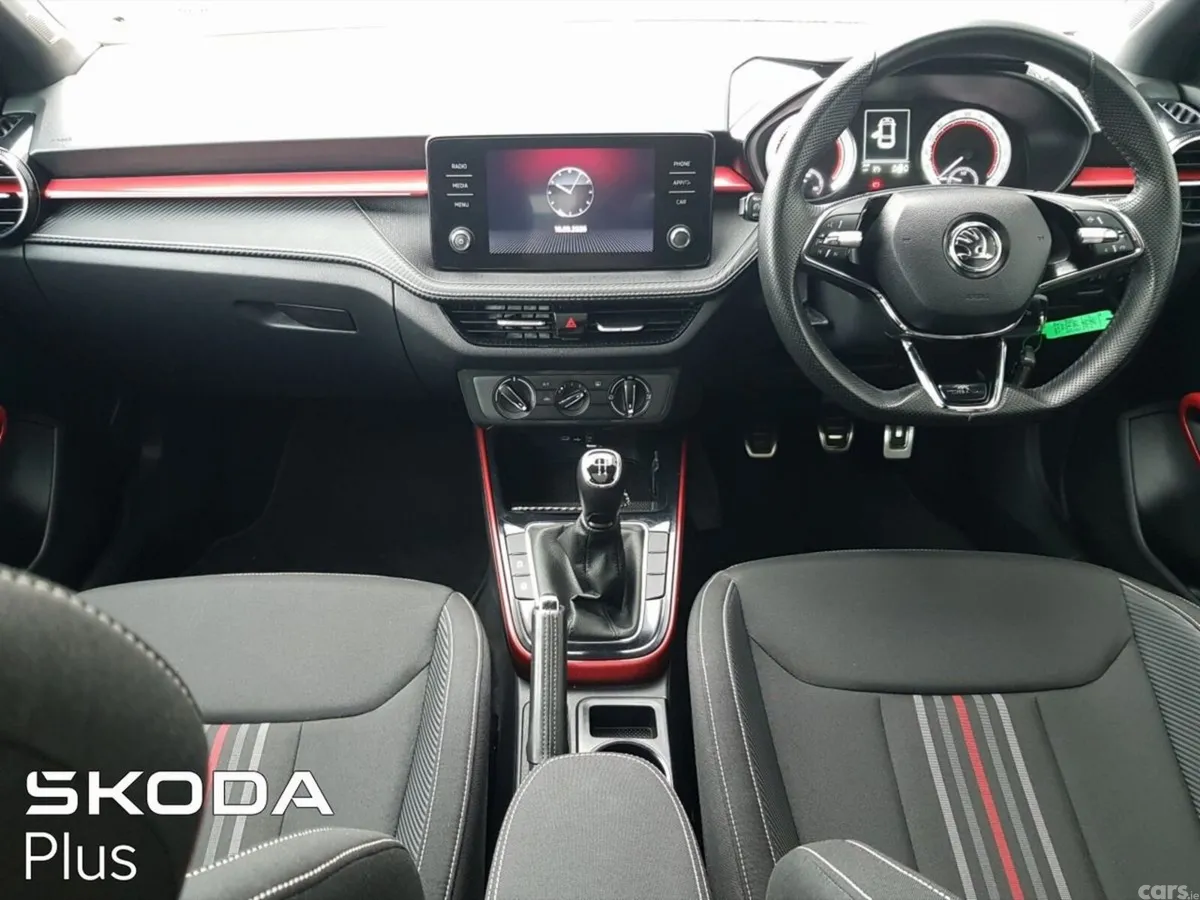 Skoda Fabia Hatchback, Petrol, 2023, Red