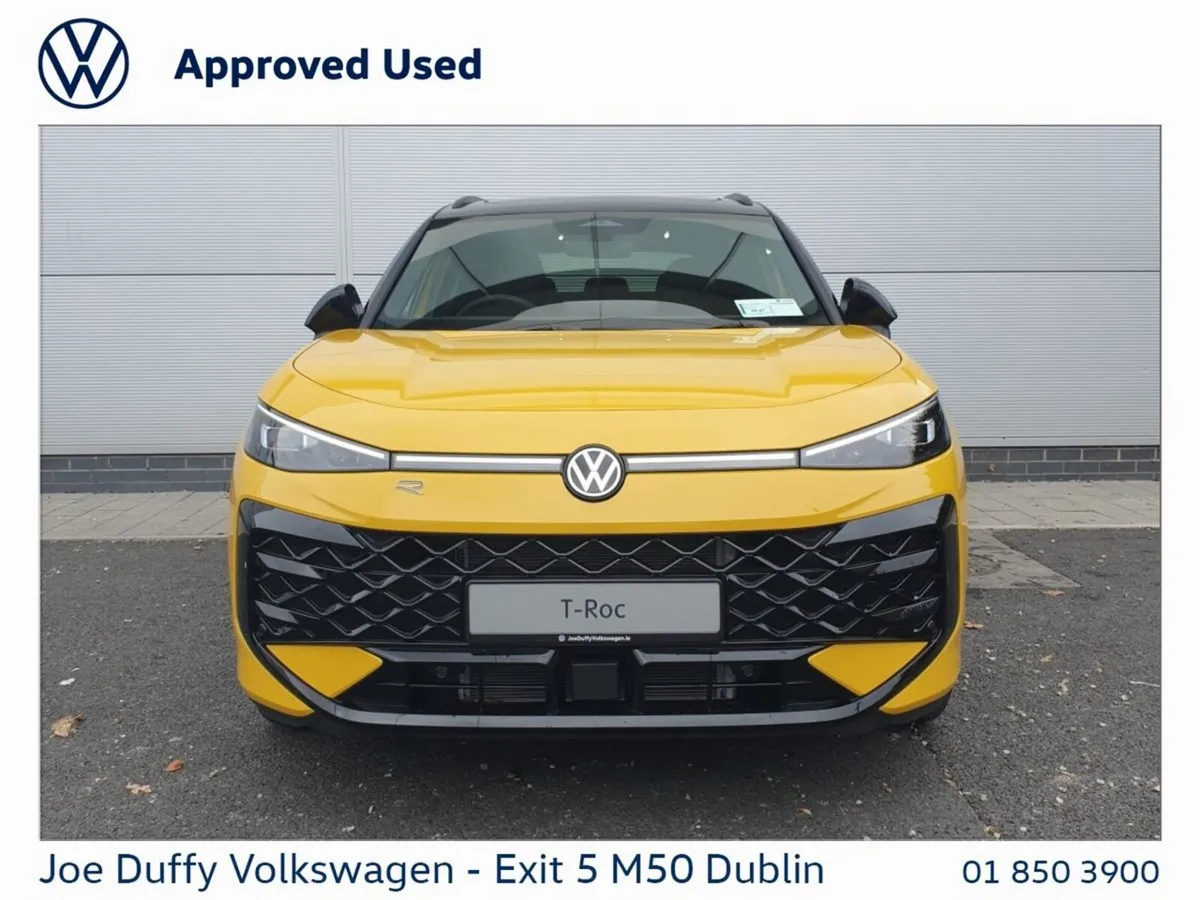 Volkswagen T-Roc SUV, Petrol, 2026, Yellow
