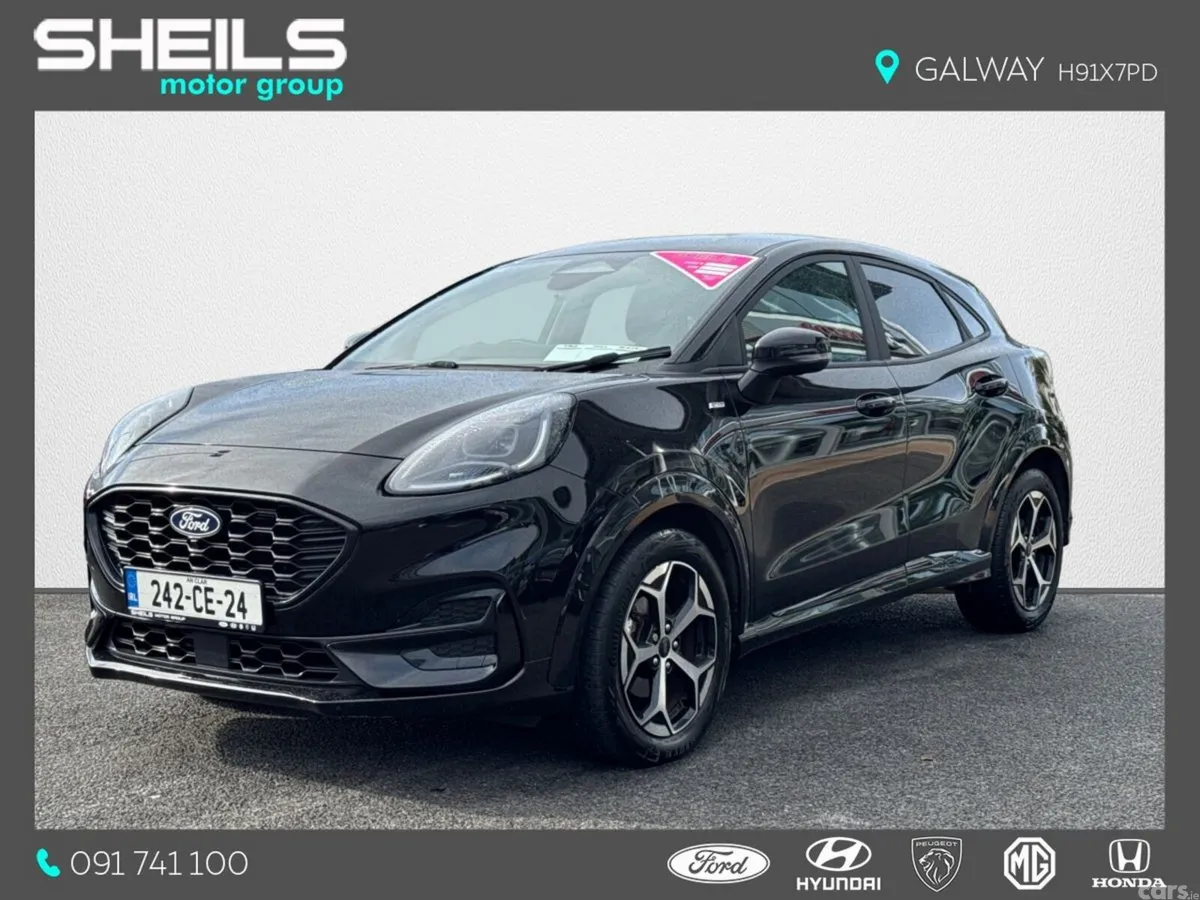 Ford Puma MPV, Petrol Hybrid, 2024, Black