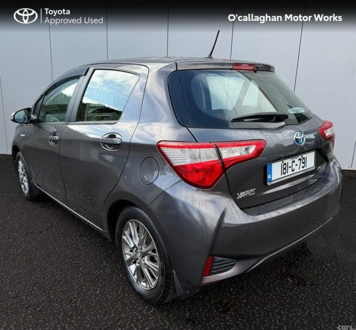 Toyota Yaris Hatchback, Petrol Hybrid, 2018, Grey
