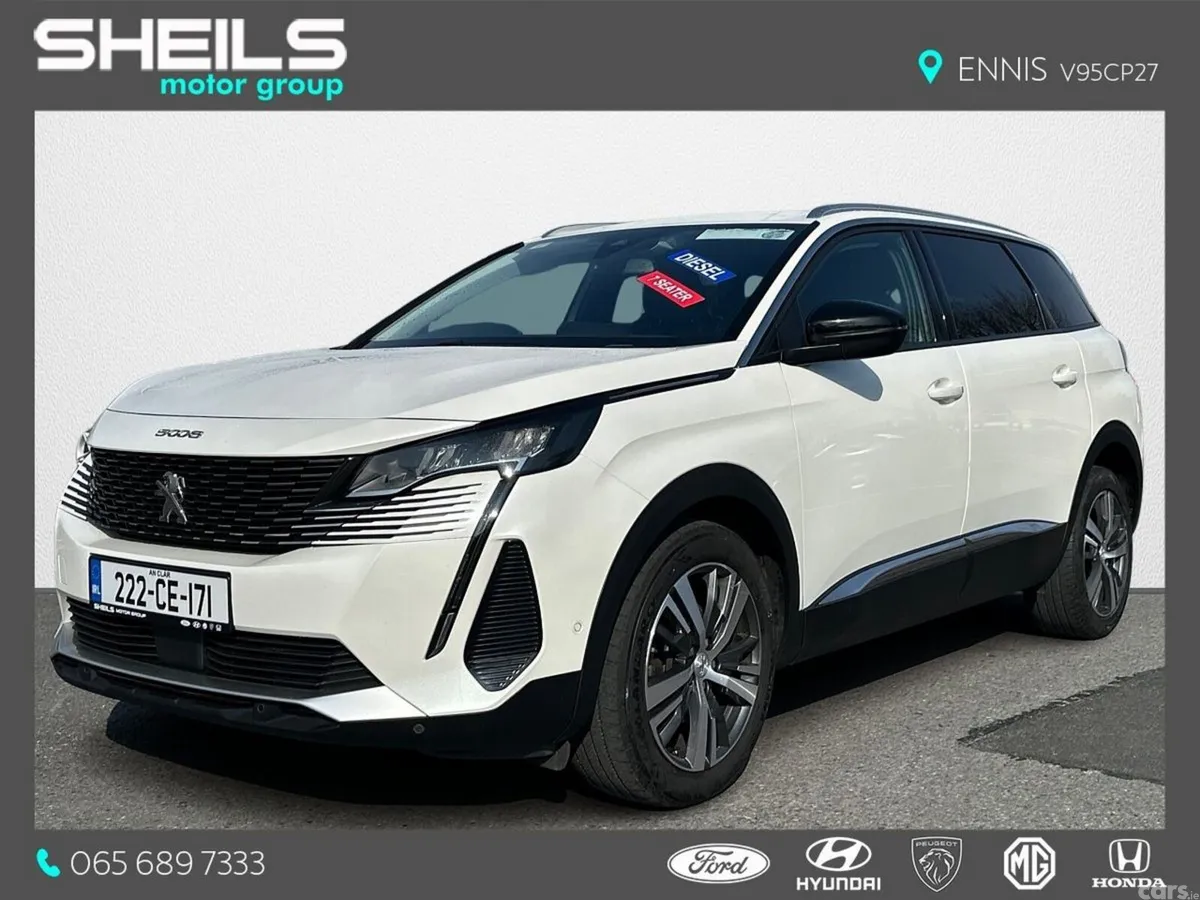Peugeot 5008 MPV, Diesel, 2022, White
