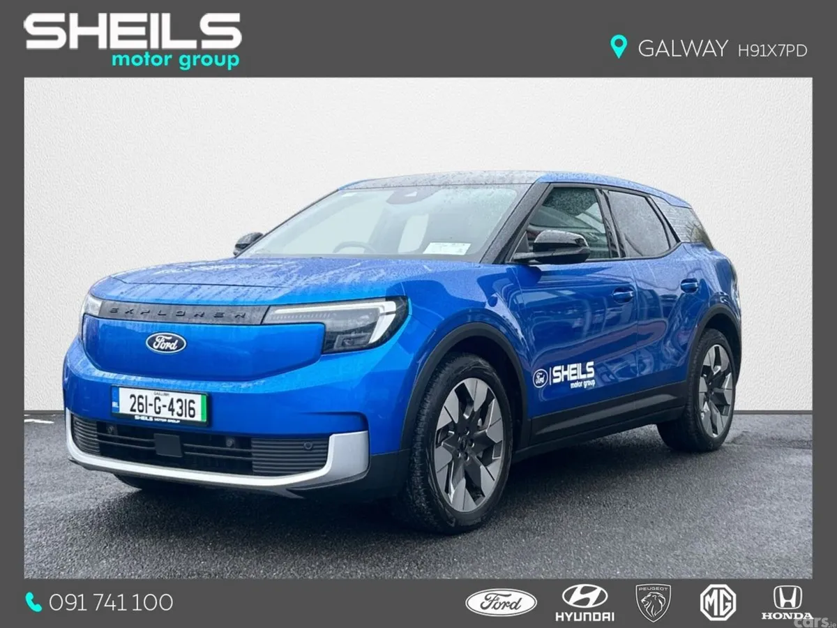 Ford Explorer MPV, Electric, 2026, Blue