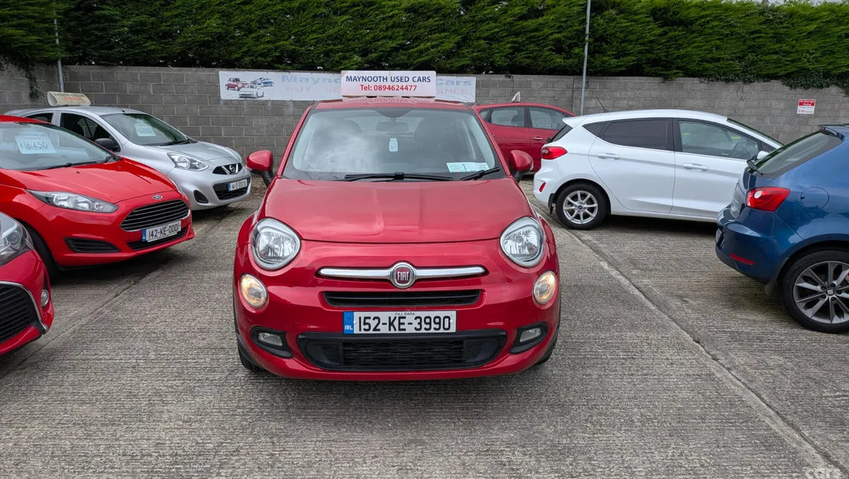 Fiat 500X SUV, Petrol, 2015, Red