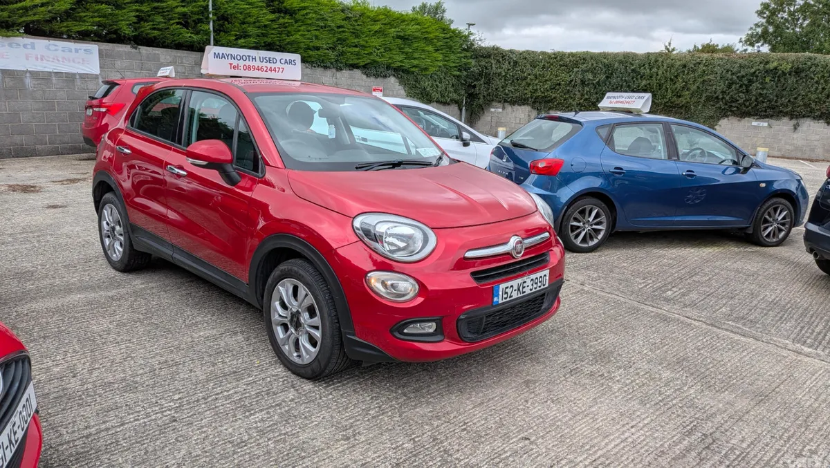 Fiat 500X SUV, Petrol, 2015, Red