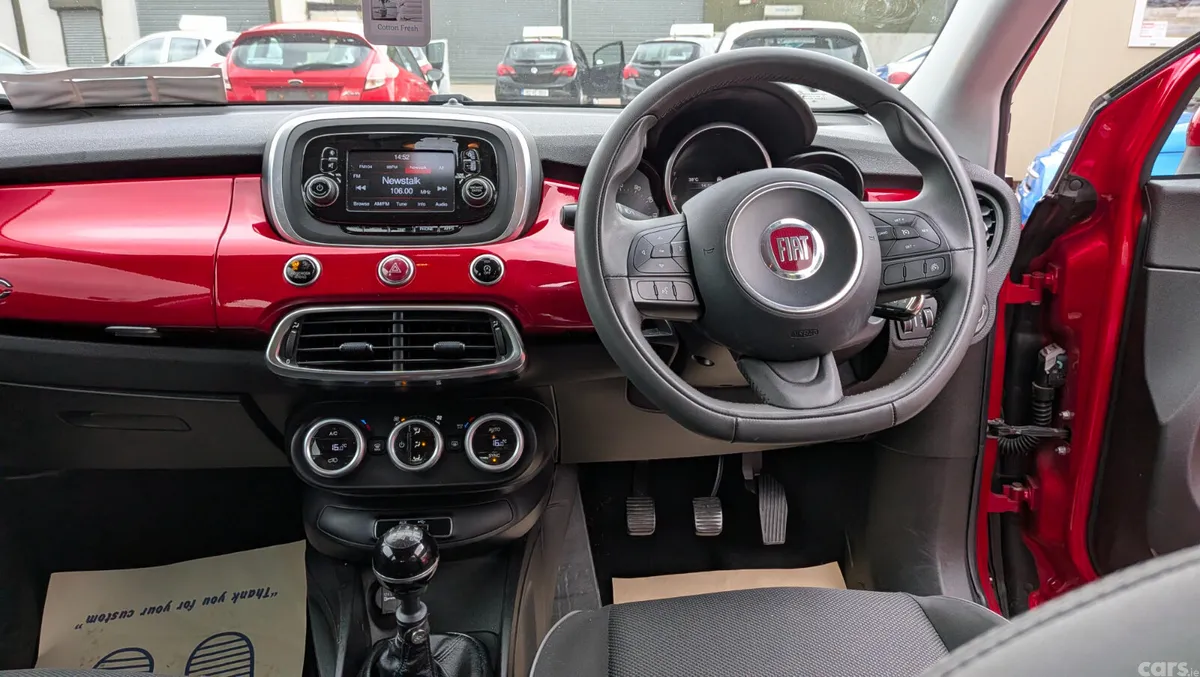 Fiat 500X SUV, Petrol, 2015, Red