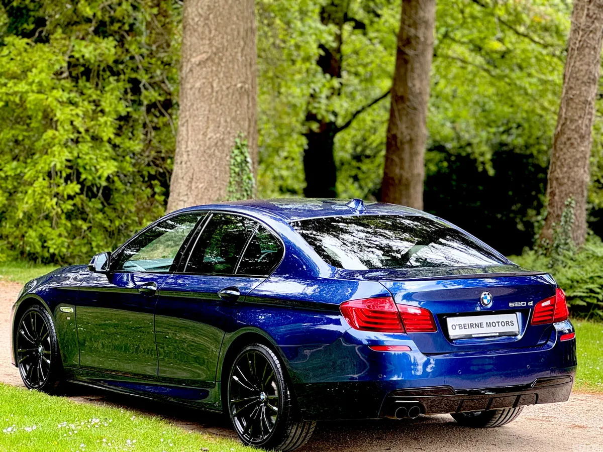 BMW 5-Series Saloon, Diesel, 2016, Blue
