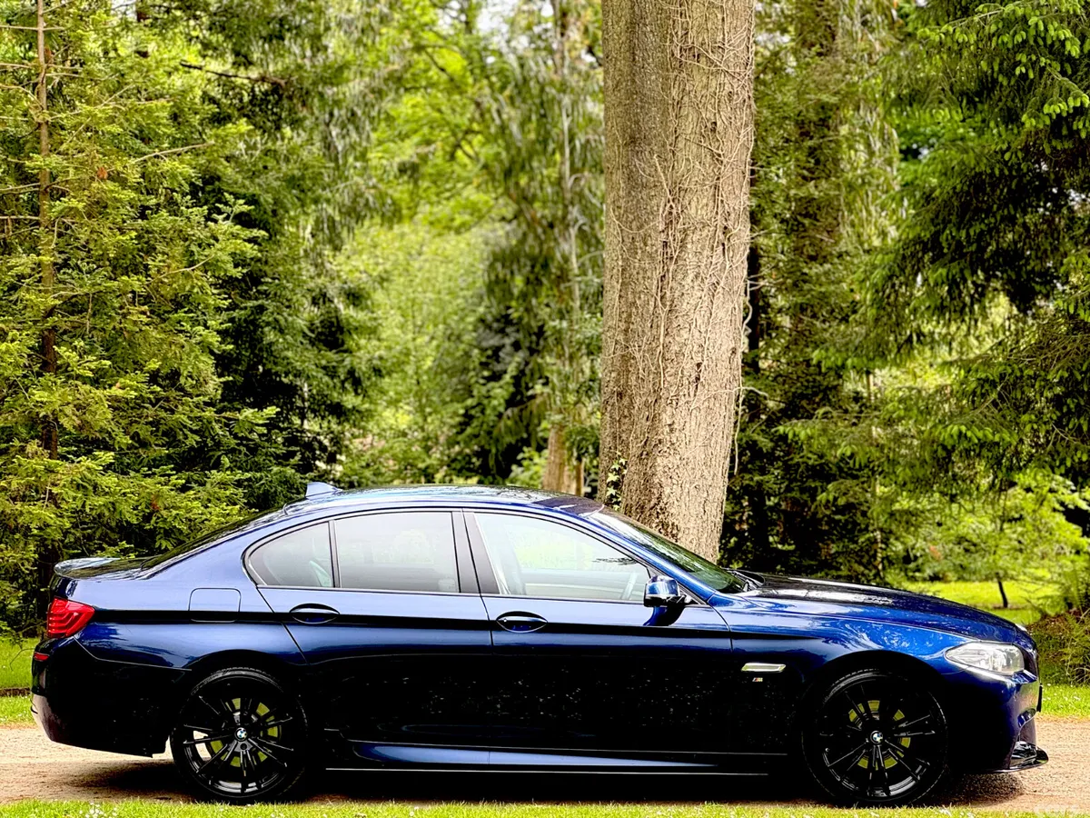 BMW 5-Series Saloon, Diesel, 2016, Blue