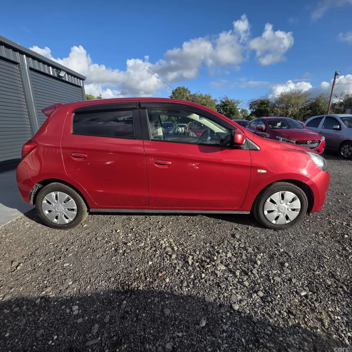Mitsubishi Mirage Hatchback, Petrol, 2015, Red