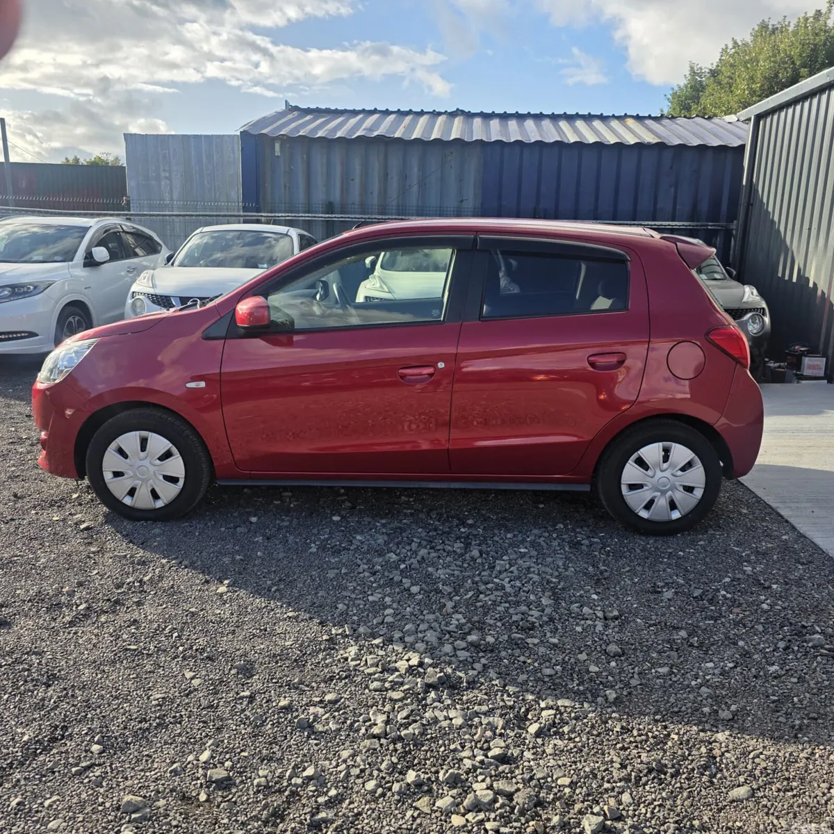 Mitsubishi Mirage Hatchback, Petrol, 2015, Red