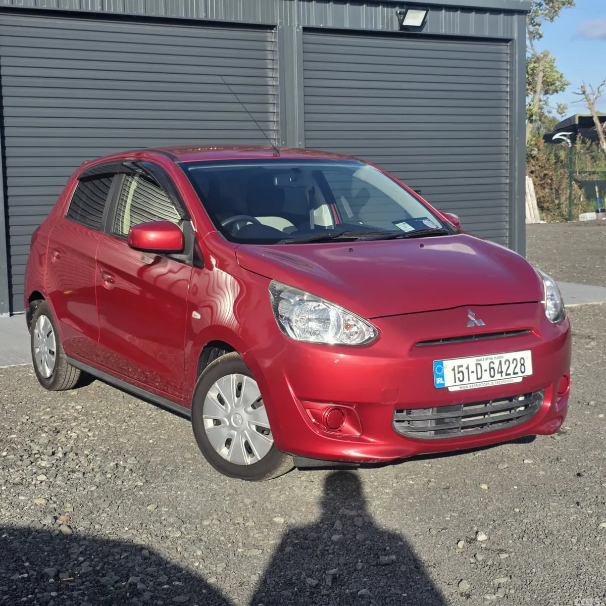 Mitsubishi Mirage Hatchback, Petrol, 2015, Red
